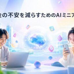 お金の不安を減らすAIミニアプリ